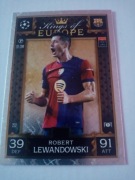 Topps Match attax extra 2024 / 25 kings of europe Robert Lewandowski 252 