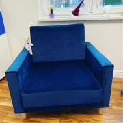 Łóżko fotel Sofa jedno osobowa PRL