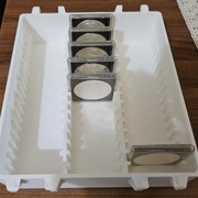 Pudełko organizer na kapsle monety Quadrum 50x50mm Leuchtturm