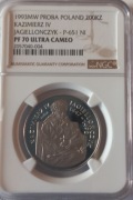 200000 zł 1993 Kazimierz IV Jagielończyk NGC PF70