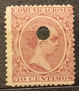 50 centimos. Kuba. Kolonie