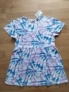 PRIMARK NOWA SUKIENKA NA LATO ROZMIAR 134 BATIKOWY WZÓR