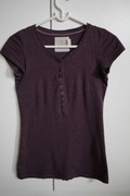 koszulka t shirt h&m xs 34 guziki