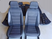 BMW E90 E91 fotele wnętrze środek skóra półskóra czarne podgrzewane