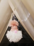 Krasnal świąteczny - ozdoba na choinkę 