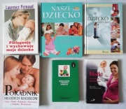 6x MACIERZYŃSTWO, Zdrowie dziecka, RODZICIELSTWO zestaw książek pakiet