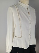 Kremowa koszula ZARA 100% wiskoza | Styl Boho/Romantyczny | Rozmiar S