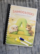 Książka laminowana, edukacyjna, handmade 