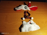 Ubranko dla lalki Labubu bożonarodzeniowe 