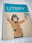 Litery - nauka czytania - Ewa i Feliks Przyłubscy 1974 BK +db!