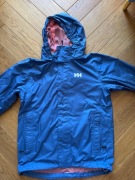 HH Helly Hansen 164 niebieska wiatrówka kurtka przeciwdeszczowa