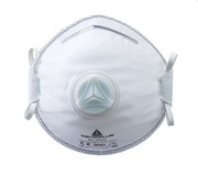 DELTAPLUS M1100V PÓŁMASKA MASKA JEDNORAZOWA PRZECIWPYŁOWA Z ZAWOREM FFP1