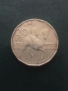 Czechy - 20 koron 1993r. 