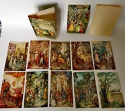 J.M.SZANCER "PAN TADEUSZ" UNIKAT! KARTY POCZTOWE ILUSTRACJE 11/12 