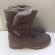 Panama Jack 40 buty kozaki skórzane kożuszek nowe