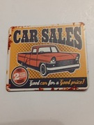 Magnes na lodówkę samochód Car Sales 7x6 cm