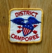 USA AMERYKAŃSKA NASZYWKA PATCH SKAUTÓW ORZEŁ CAMPOREE LATA 60
