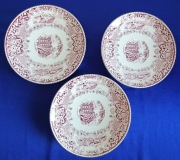 PORCELANA ANGIELSKA CAMBRIDGE OLD ENGLAND 3 SPODKI
