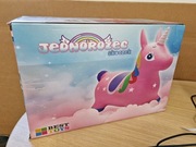 Skoczek JEDNOROŻEC KONIK Gumowy Do Skakania dmuchany Sun Baby z pompką