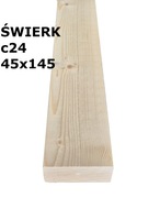 drewno konstrukcyjne c24 45x145 kantówka strugana
