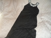 AX Paris czarna maxi z koralikami 44