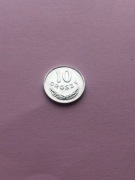 10 Groszy  Aluminium . Moneta obiegowa z roku 1971 . Stan  - bardzo dobry .
