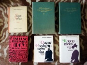 Hugo. Stevenson, Cooper. Hasek. May. Sienkiewicz. Dostojewski. Orzeszkowa