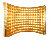 Dmuchana złota ścianka 