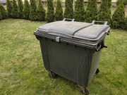 Kosz kontener na śmieci na kołach 900l