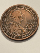 Poniatowski. Fi 50 mm. Miedź. Gyges