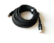 Kabel USB-C Toocki 100W 3m – szybkie ładowanie, przewód w oplocie!