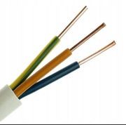Przewód okrągły 3x1.5mm Nowy - Cena za metr 