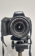 Aparat Canon EOS 250D + Obiektyw EF-S 18-55mm IS STM + statyw + karta 128GB