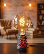 Lampa stołowa 2 szt Vintage Steampunk