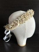 Wianuszek ślubny z suszonych kwiatów do sesji zdjęciowej