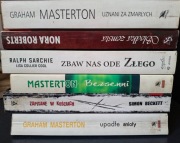 Zestaw książek. Harlan Coben, Masterton, Nora Roberts i inni