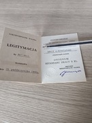 Legitymacja orderu sztandaru pracy II KL Jaruzelski P3 