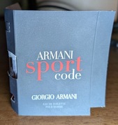 Armani Code Sport Próbka Unikat