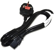 Angielski Kabel Zasilacz PC Z Bezpiecznikiem 10A