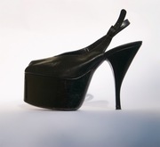 ACNE STUDIOS szpilki koturny sandały skóra