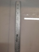 Linijka aluminiowa,przymiar 30cm Kapro