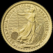 Britannia 1/10 oz Złota 2024