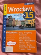 Wrocław plus 15 plan miasta 1:15 000