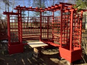 Drewniana Pergola Narożna