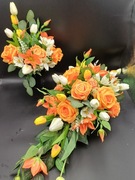 Komplet nagrobny  -kompozyca wiosenno -wielkanocnya