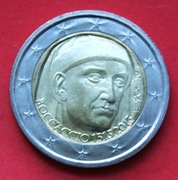 2  Euro  2013 r  - Włochy    Boccaccio     stan !!!
