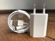 Zestaw: Ładowarka sieciowa + przewód USB A i Lightning | Fast Charge. Nowa.