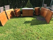 Nocne szafki, komoda, lóżko - antyki