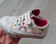 Trampki szkolne Cocomelon białe 23 uniseks ,skórzane 