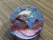 Śliczna szklana kula ozdoba przycisk do papieru 